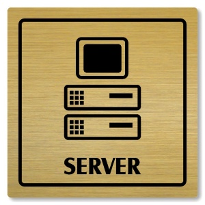 Server, 80x80mm, zlatá, Arizona